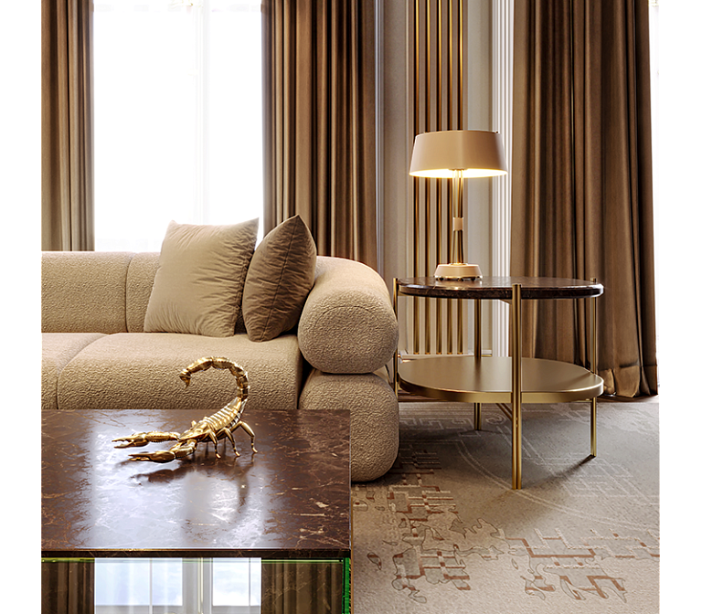 Журнальный столик Boca do Lobo Metamorphosis Emperador Center Table - фото-5 | interior market