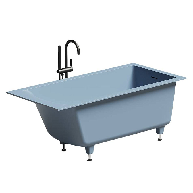 Встраиваемая ванна глянцевая SALINI CASCATA KIT 150x70 - фото-1 | interior market