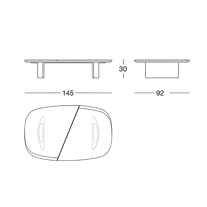 Журнальный столик Longhi Slide - фото-4 | interior market