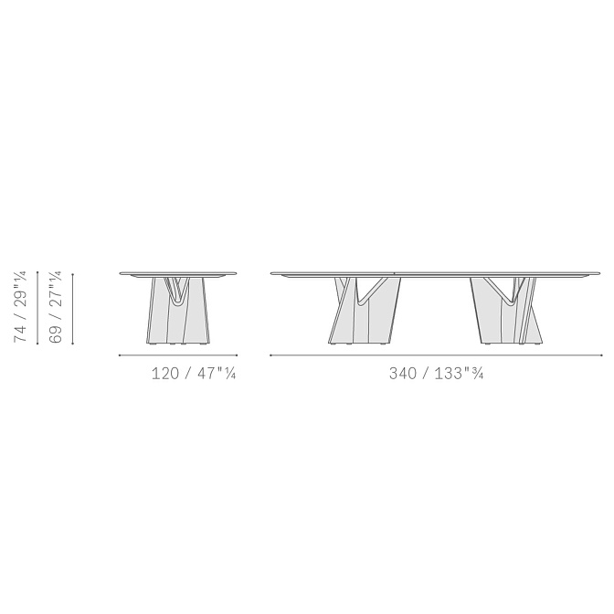 Обеденный стол Poltrona frau INFINITA - фото-8 | interior market Обеденный стол Poltrona frau INFINITA - фото-8 | interior market