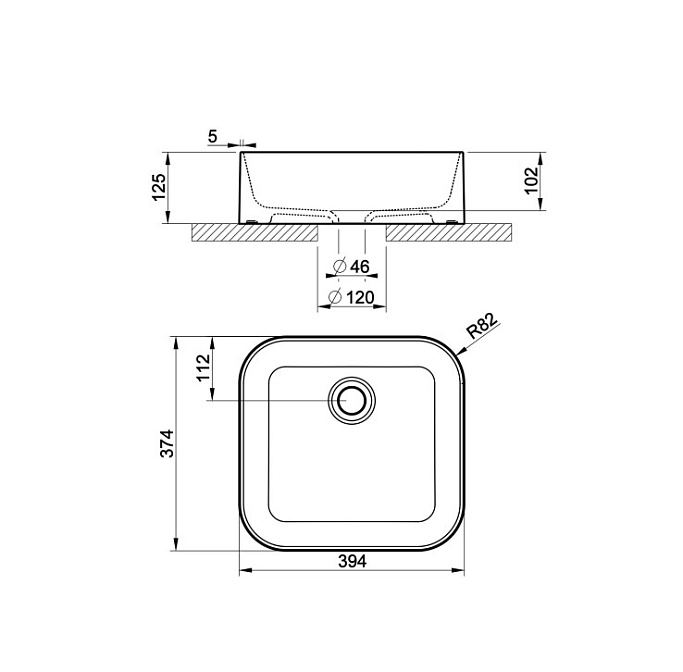Раковина накладная Gessi RILIEVO - фото-2 | interior market