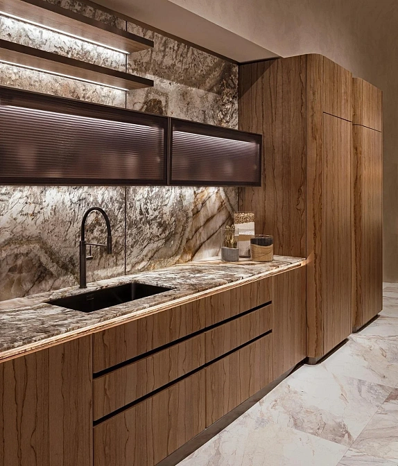 Кухня c островом Visionnaire By Ipe Cavalli Villa d'Este - фото-10 | interior market