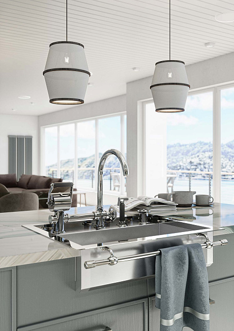 Кухонная мойка со ступенькой Gullo 1A012Z09015A - фото-2 | interior market