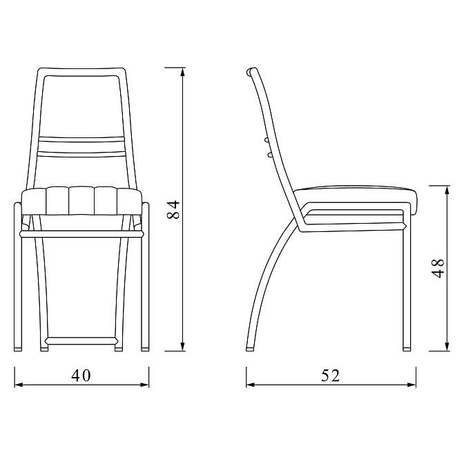 Обеденный стул Classicon Aixia - фото-3 | interior market