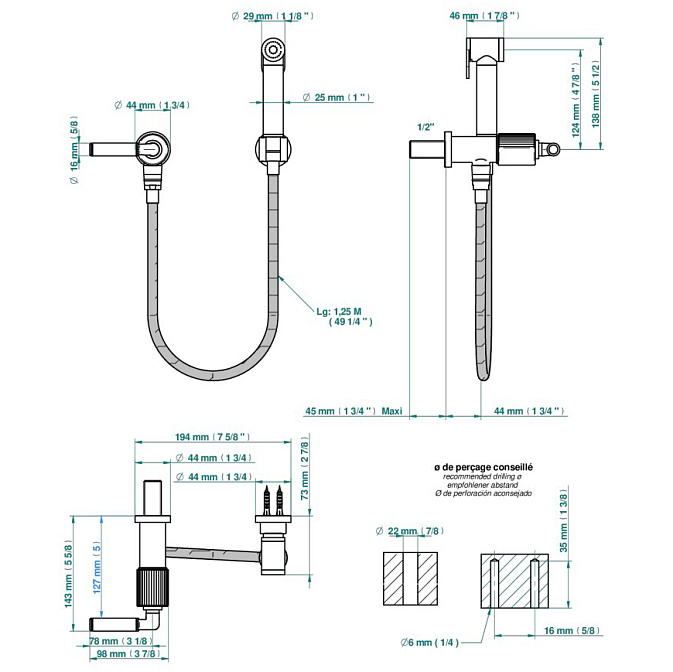 Смеситель для биде THG  - фото-2 | interior market