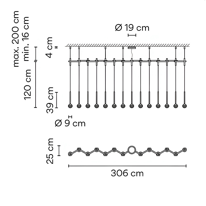 Потолочный светильник  Vibia Algorithm grid - фото-3 | interior market