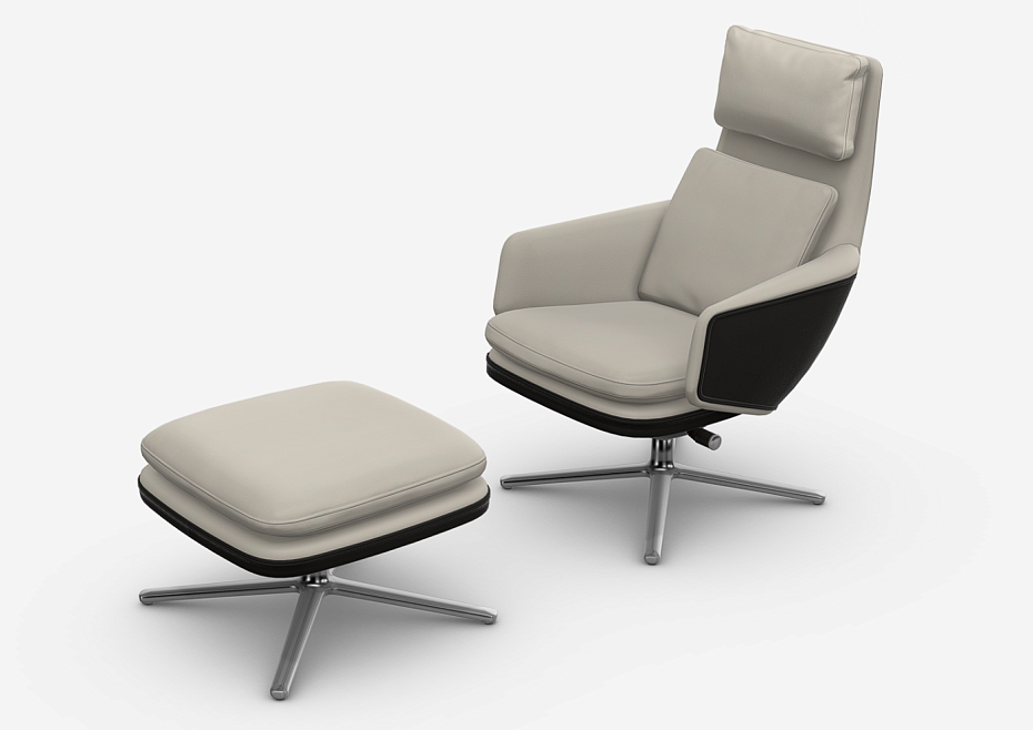 Кресло Vitra Grand Relax Ottoman - фото-2 | interior market
