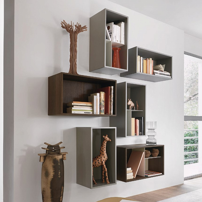 Настенный стеллаж Sangiacomo Lampo Open - фото-1 | interior market Настенный стеллаж Sangiacomo Lampo Open - фото-1 | interior market