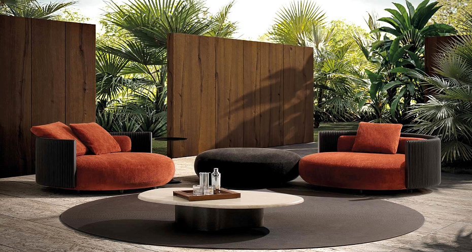 Кресло для улицы Minotti Bézier - фото-2 | interior market
