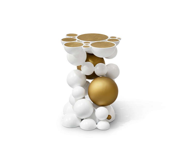 Журнальный столик Boca do Lobo Newton White Side Table - фото-4 | interior market