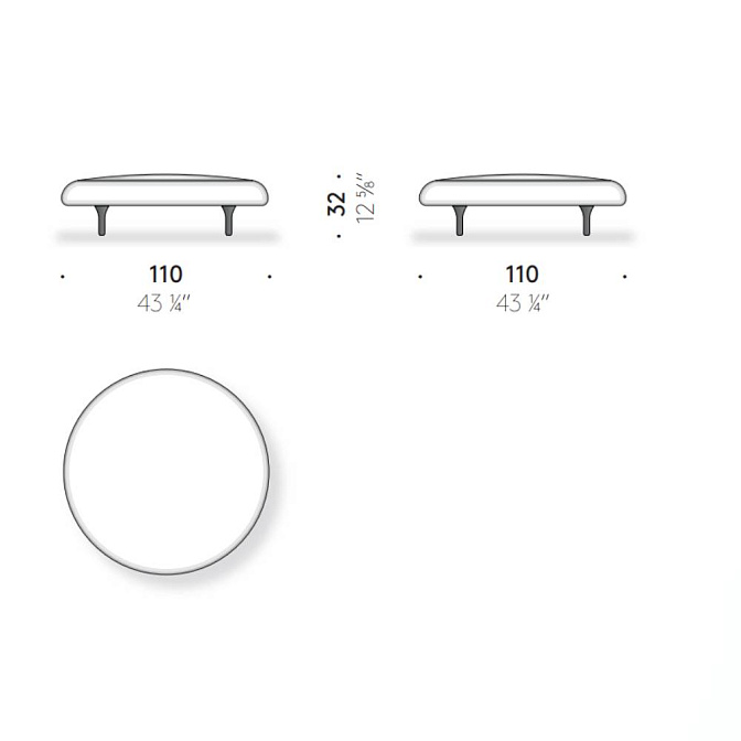 Пуф для улицы De Padova Honoré - фото-3 | interior market