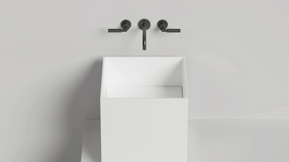 Раковина накладная матовая SALINI ARMONIA SQUARE 03 - фото-3 | interior market