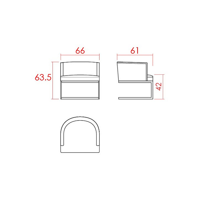Кресло JNL MIAMI - фото-3 | interior market