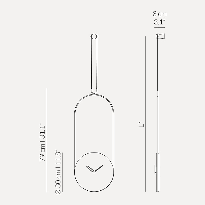 Часы настенные Axiom i NOMON - фото-5 | interior market