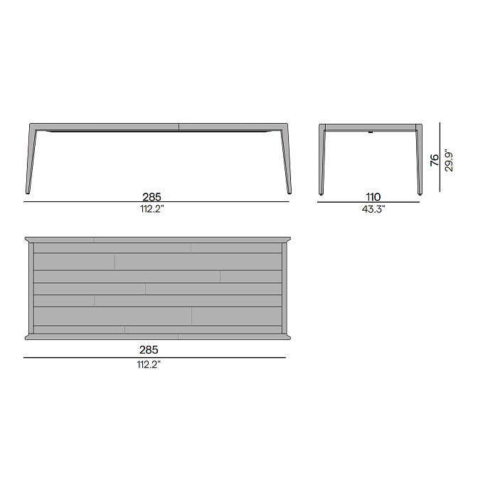 Обеденный стол для улицы Manutti Sunrise - фото-7 | interior market