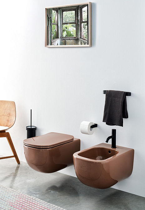 Комплект: унитаз подвесной RIMLESS+биде подвесное Cielo ERA - фото-3 | interior market