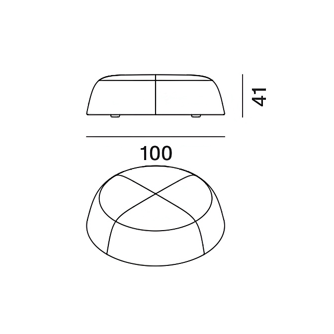 Пуф MDF Italia Fuji - фото-4 | interior market