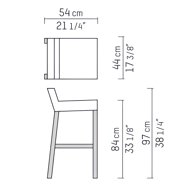 Барный стул Studio Piet Boon SAAR - фото-6 | interior market