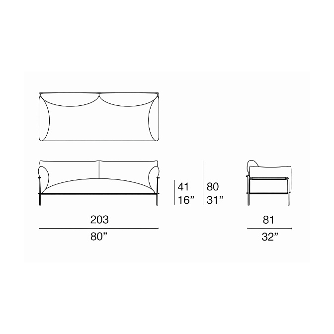 Диван для улицы Paola lenti Kaba - фото-4 | interior market