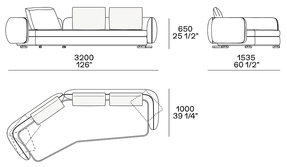 Угловой диван Poliform Saint-Germain - фото-2 | interior market Угловой диван Poliform Saint-Germain - фото-2 | interior market