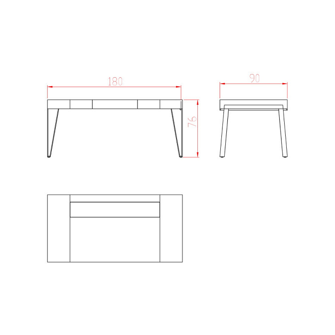 Письменный стол JNL Erosa - фото-3 | interior market