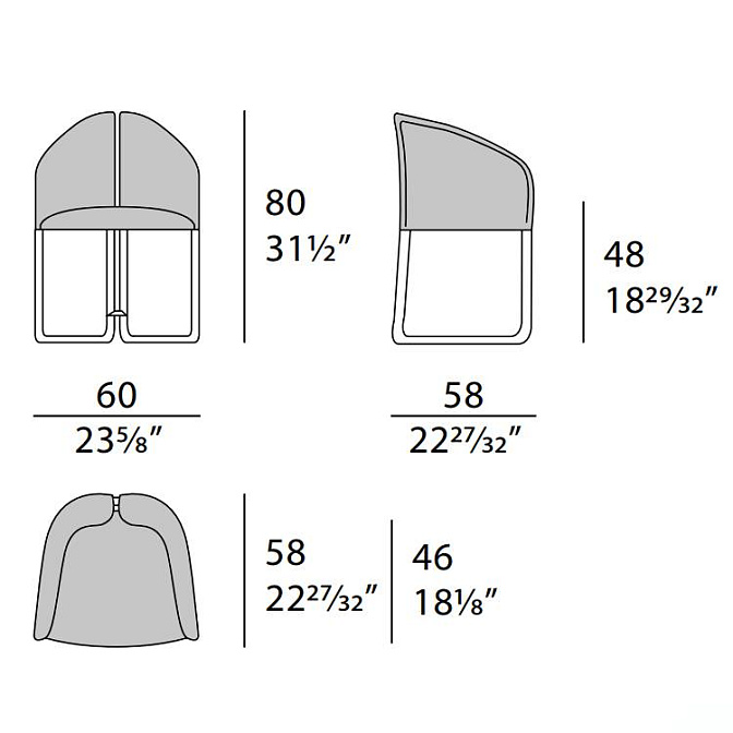 Стул обеденный Turri Milano - фото-7 | interior market