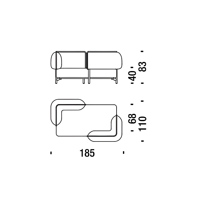 Диван-кушетка Moroso Tender - фото-3 | interior market