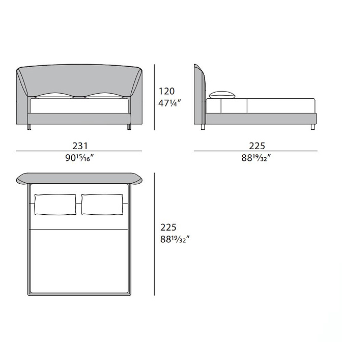 Кровать Turri Joel - фото-6 | interior market