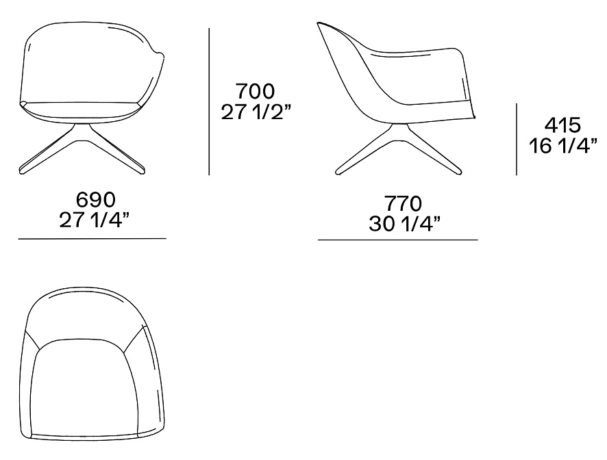 Кресло Poliform Mad Chair - фото-2 | interior market