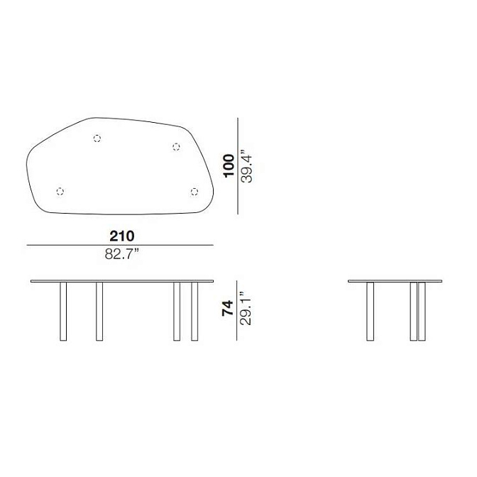 Обеденный стол Cierre Tango - фото-4 | interior market