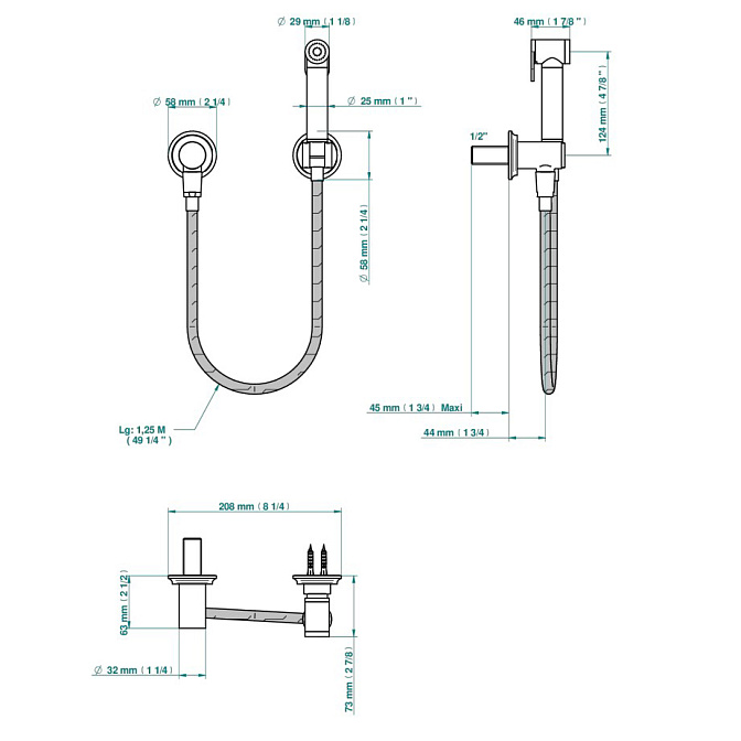 Смеситель для биде THG  - фото-2 | interior market