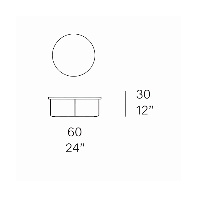 Журнальный столик Paola lenti Passepartout - фото-4 | interior market