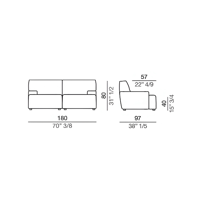 Диван Mussi Brera - фото-5 | interior market