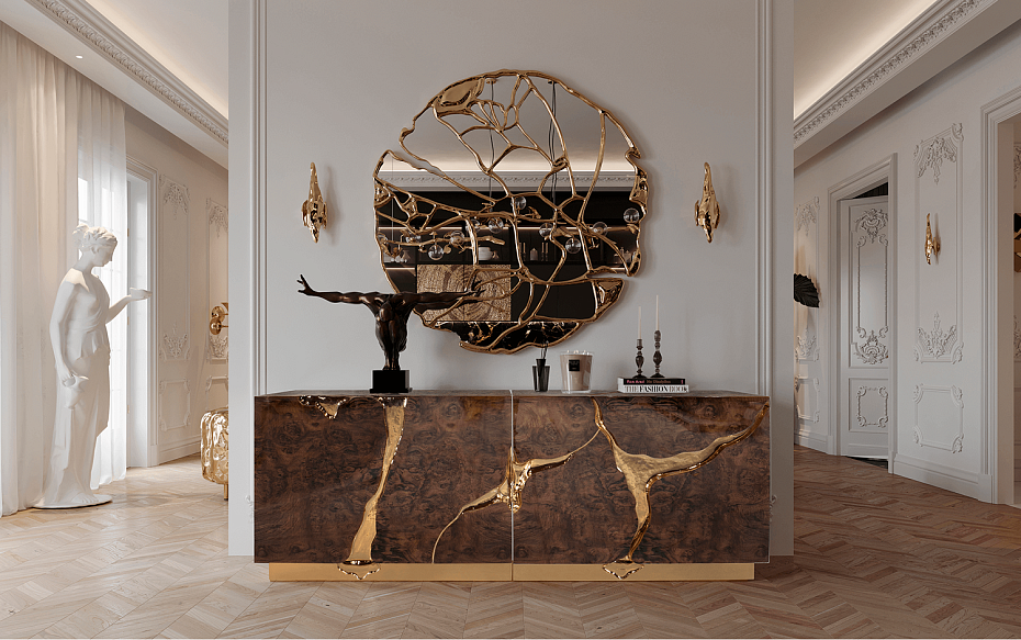 Комод Boca do Lobo Lapiaz Rose Gold - фото-5 | interior market