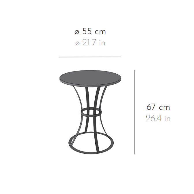 Журнальный столик Pierre Chareau Circulaire - фото-2 | interior market