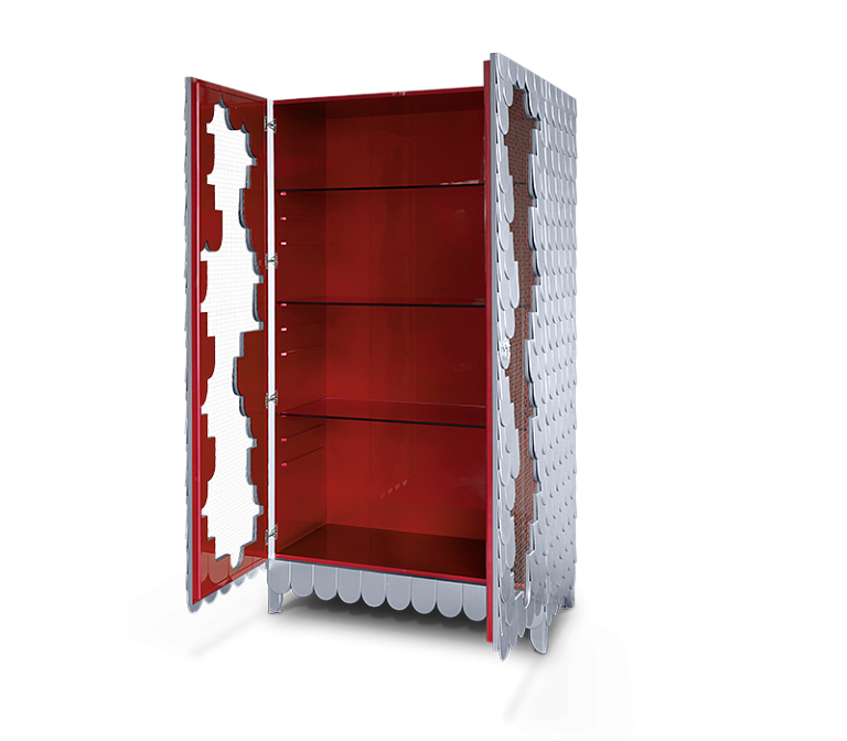 Шкаф Boca do Lobo Oporto Red Cabinet - фото-4 | interior market