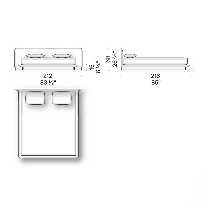 Кровать De Padova EREI - фото-3 | interior market