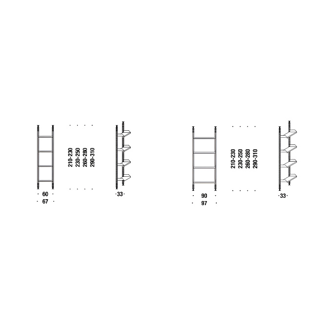 Книжный стеллаж Moroso Mecano Clouté - фото-4 | interior market