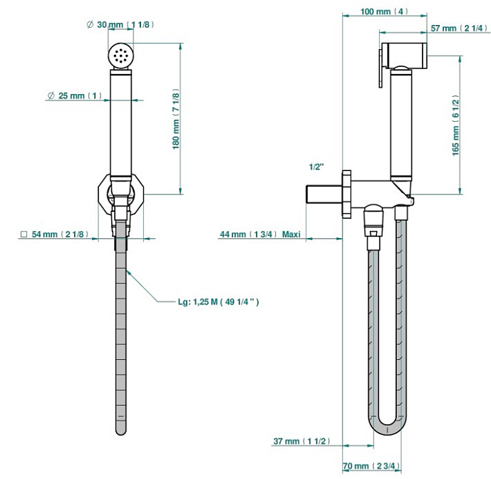Смеситель для биде THG Les Ondes - фото-2 | interior market