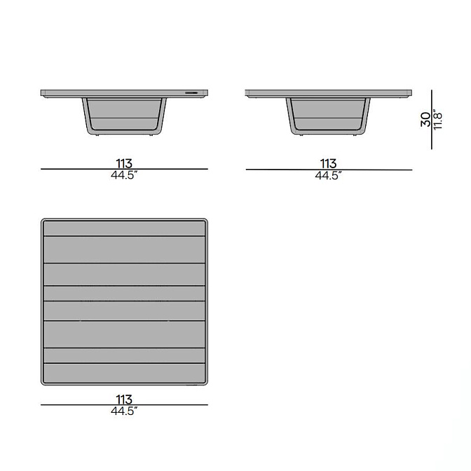 Кофейный столик для улицы Manutti Cobi - фото-9 | interior market