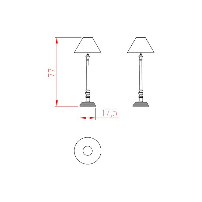 Настольная лампа JNL KEA - фото-3 | interior market