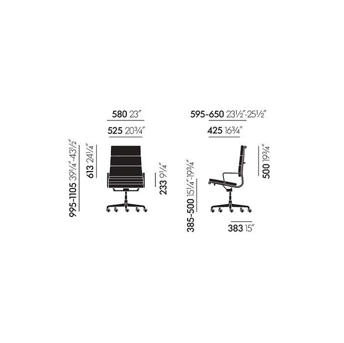 Офисное кресло Vitra Soft Pad Chairs EA 219 - фото-6 | interior market