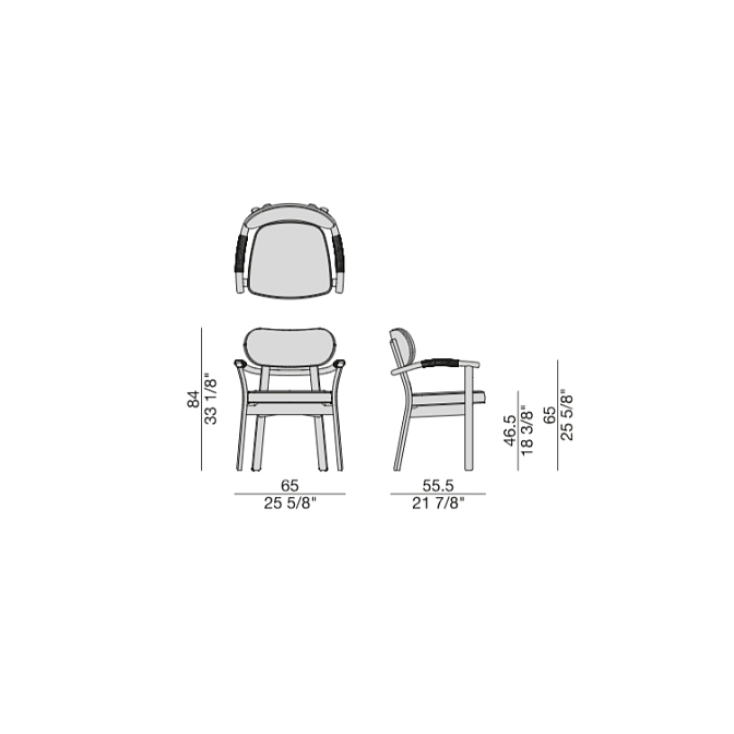 Обеденный стул Porada Evelin - фото-5 | interior market