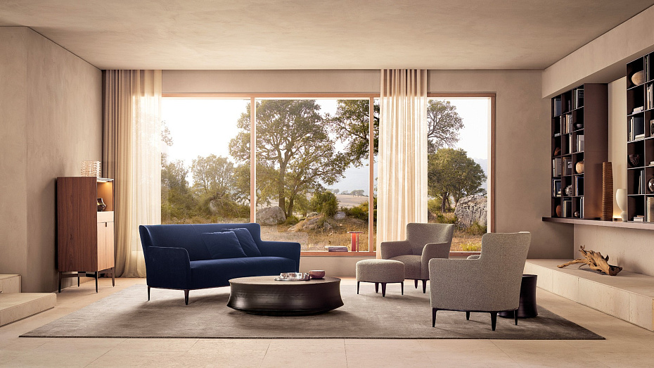 Кресло Poliform Gentleman Relax - фото-3 | interior market