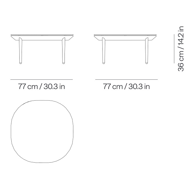 Кофейный столик для улицы Point1920 Amba - фото-2 | interior market