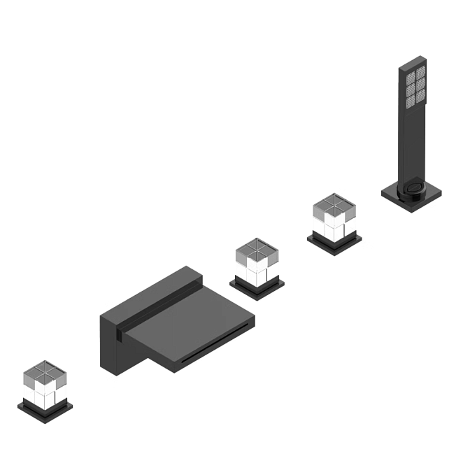 Смеситель для ванны THG Soho - фото-1 | interior market