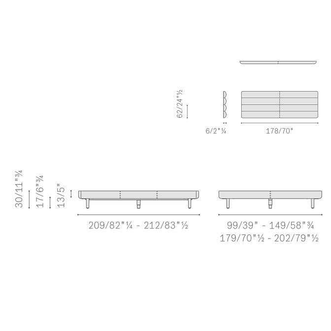 Кровать Poltrona frau Ferdinandea - фото-2 | interior market Кровать Poltrona frau Ferdinandea - фото-2 | interior market