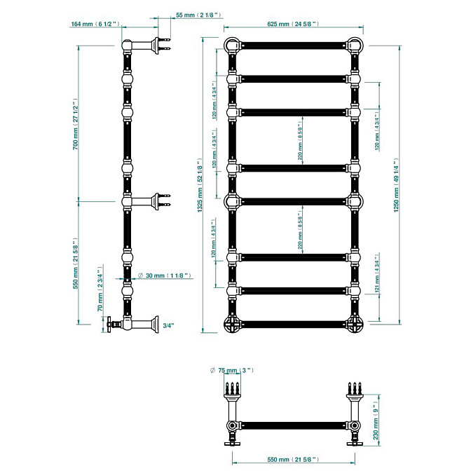 Полотенцесушитель THG  - фото-2 | interior market