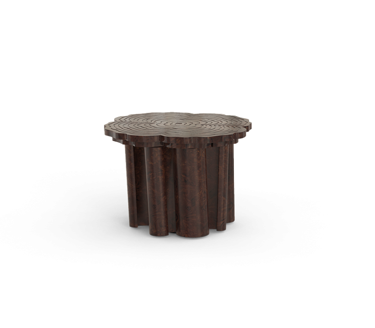 Журнальный столик Boca do Lobo Fortuna Walnut Root Center Table - фото-4 | interior market