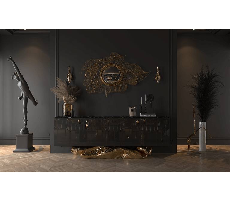 Зеркало интерьерное Boca do Lobo Filigree Mirror - фото-8 | interior market